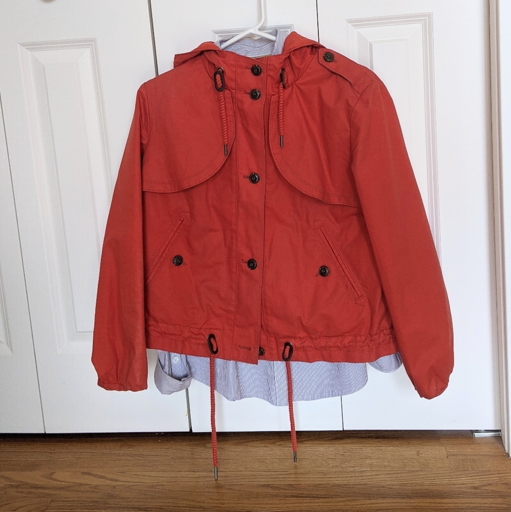 Anthropologie cotton spring crop jacket
